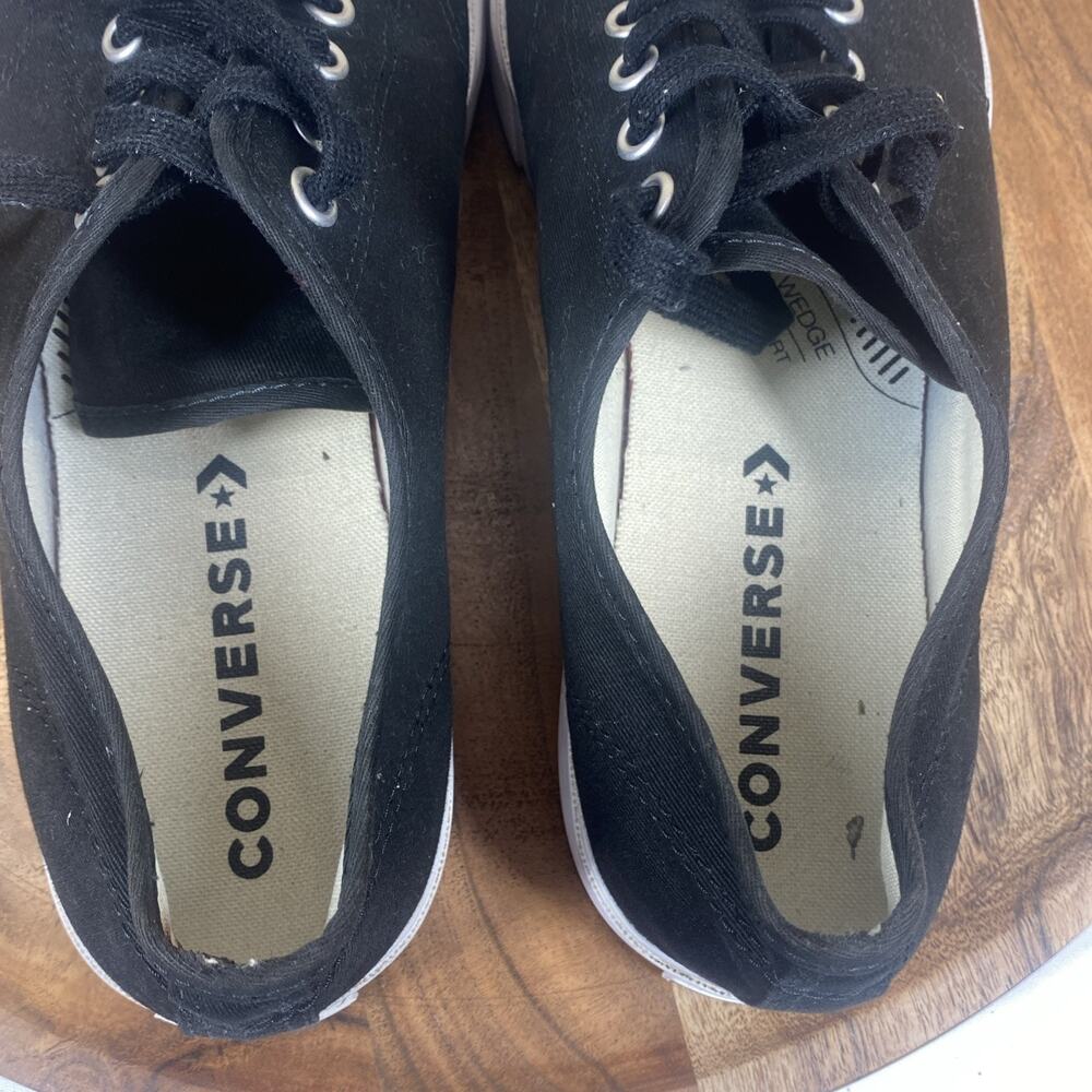 Converse Black and White Low-Top Sneakers - Picture 5 of 9